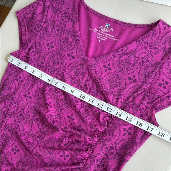 Kühl Pink Verona Dress Ruched Sheath Mini Dress Sz S - Picture 12 of 16